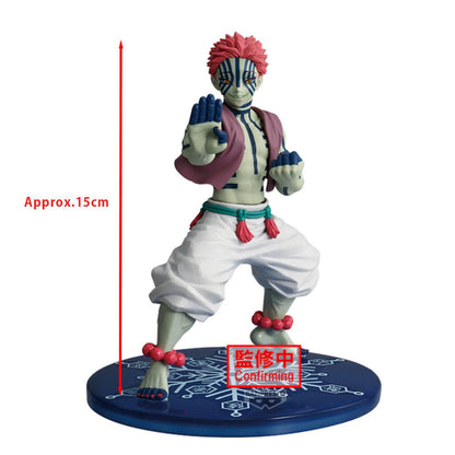 Akaza Vibration Stars figure from Demon Slayer by Banpresto – front view
