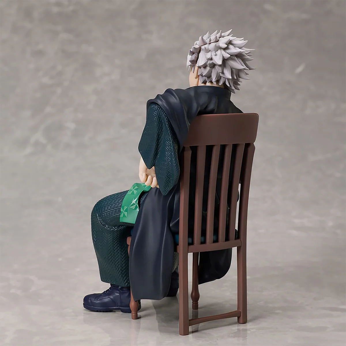 Sanemi Shinazugawa Demon Slayer seated non-scale figure – back view