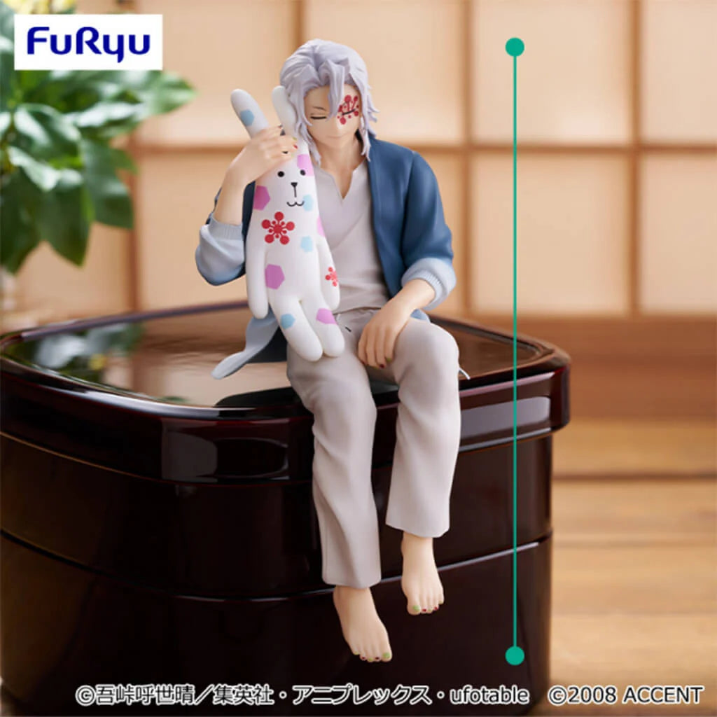 Tengen Uzui CRAFTHOLIC Noodle Stopper figure by FuRyu holding the rabbit – front view