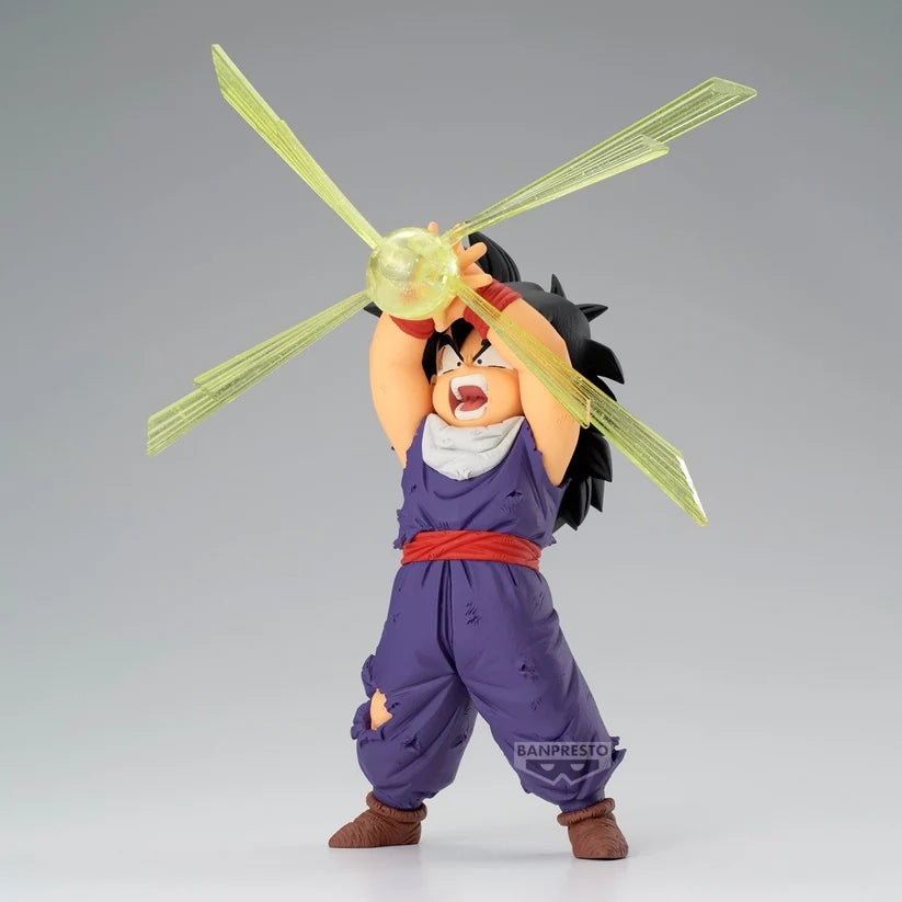 Dragon Ball Z Son Gohan III G×Materia figure by Banpresto charging an energy attack – front view