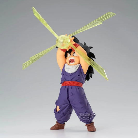 Dragon Ball Z Son Gohan III G×Materia figure by Banpresto charging an energy attack – front view
