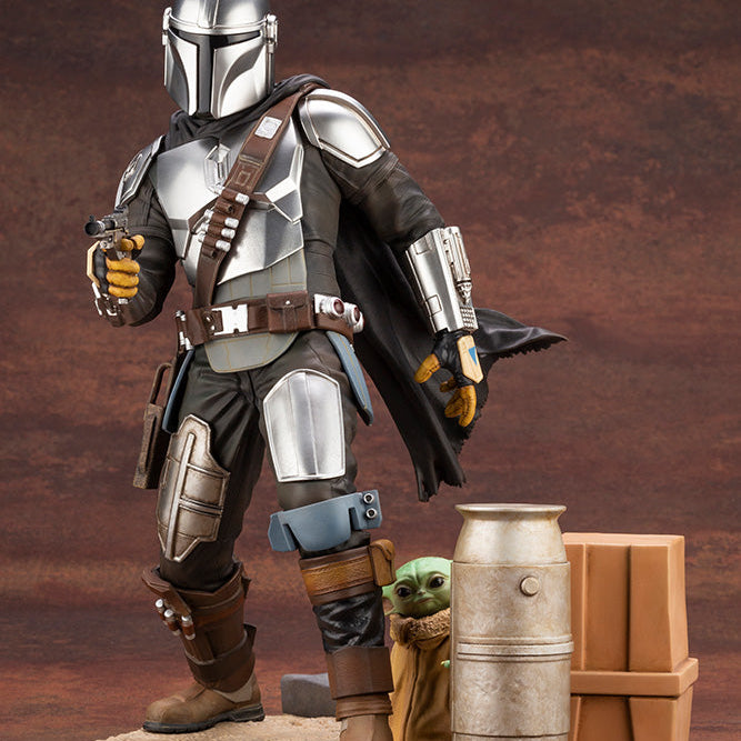 Star Wars: The Mandalorian – Din Djarin & Grogu ARTFX+ Statue by Kotobukiya