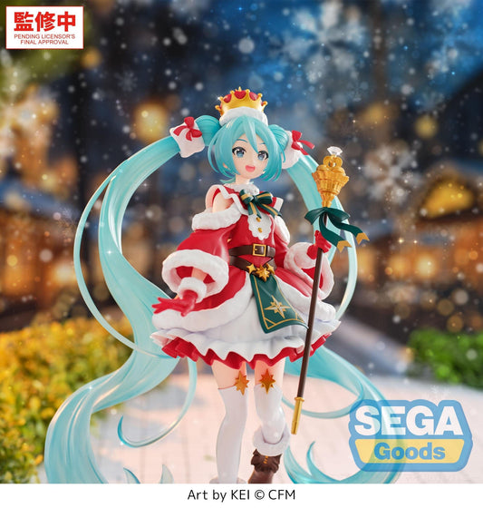 Hatsune Miku Christmas SEGA figure – side view