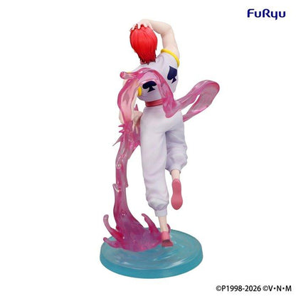 Hunter x Hunter Hisoka Morow FuRyu figure with translucent pink effects – back view