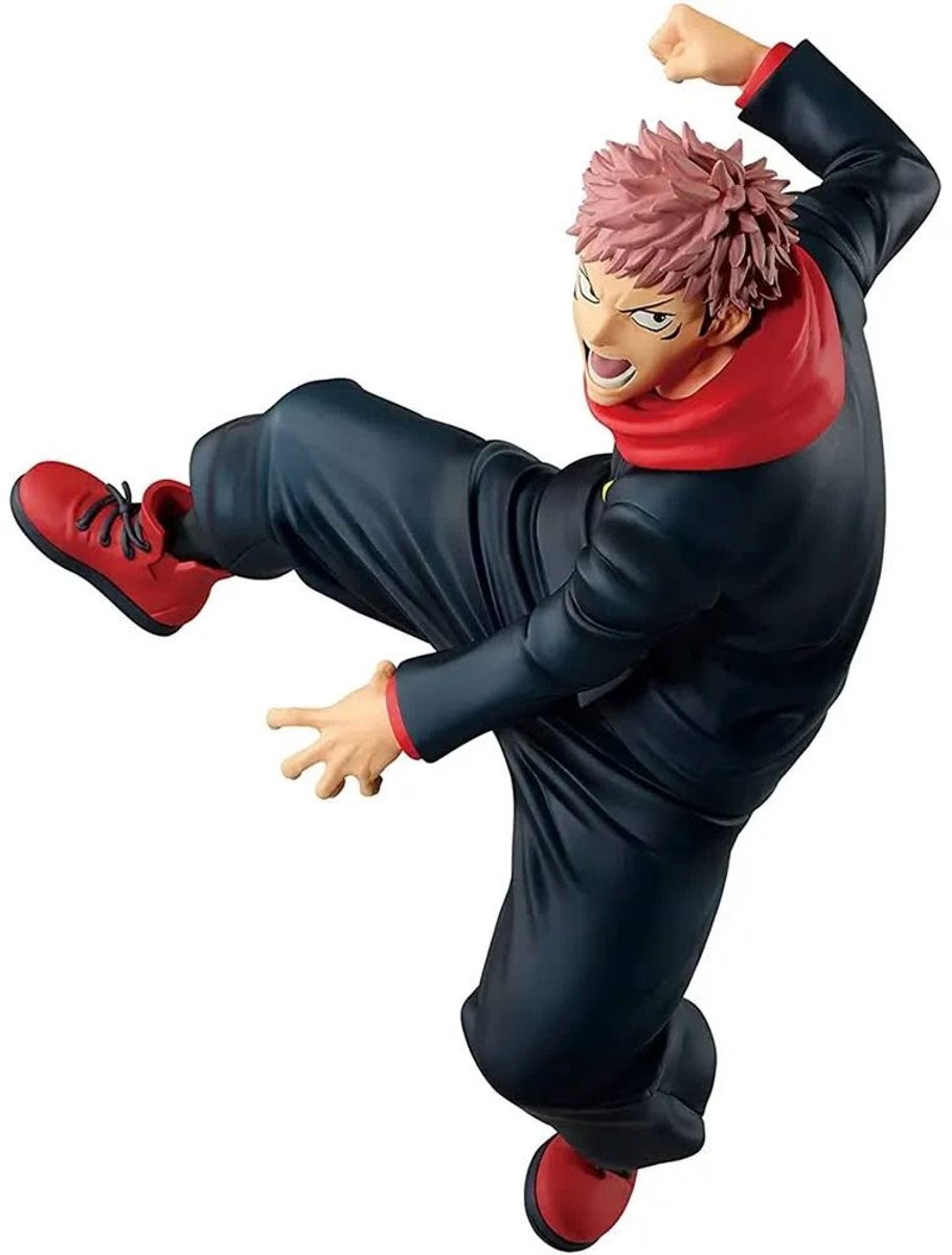 Yuji Itadori Banpresto figure from Jujutsu Kaisen – front action view