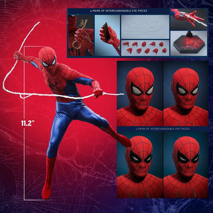 Spider-Man Hot Toys figure from Marvel – close-up detail