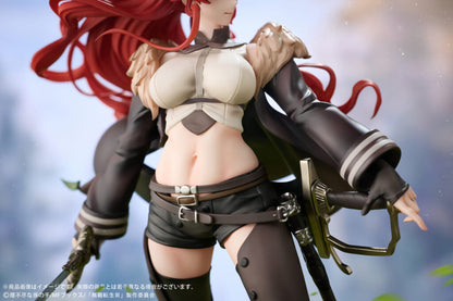 Close-up of Eris Boreas Greyrat Hobby Sakura figure showing fur-trimmed outfit and belt details