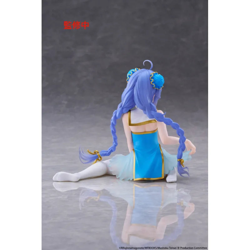 Roxy Migurdia Desktop Cute figure showing long blue braided hair – back view