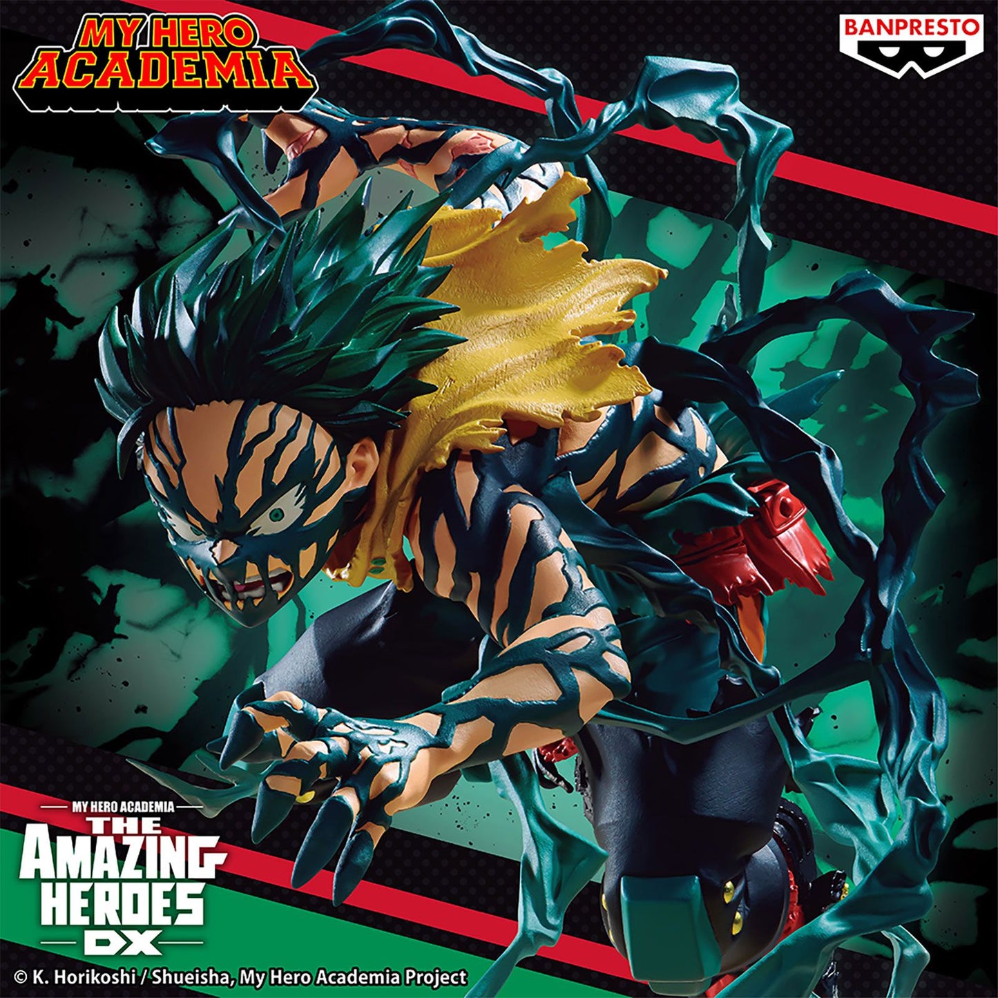 Izuku Midoriya Deku Dark Hero figure from My Hero Academia – close-up detail