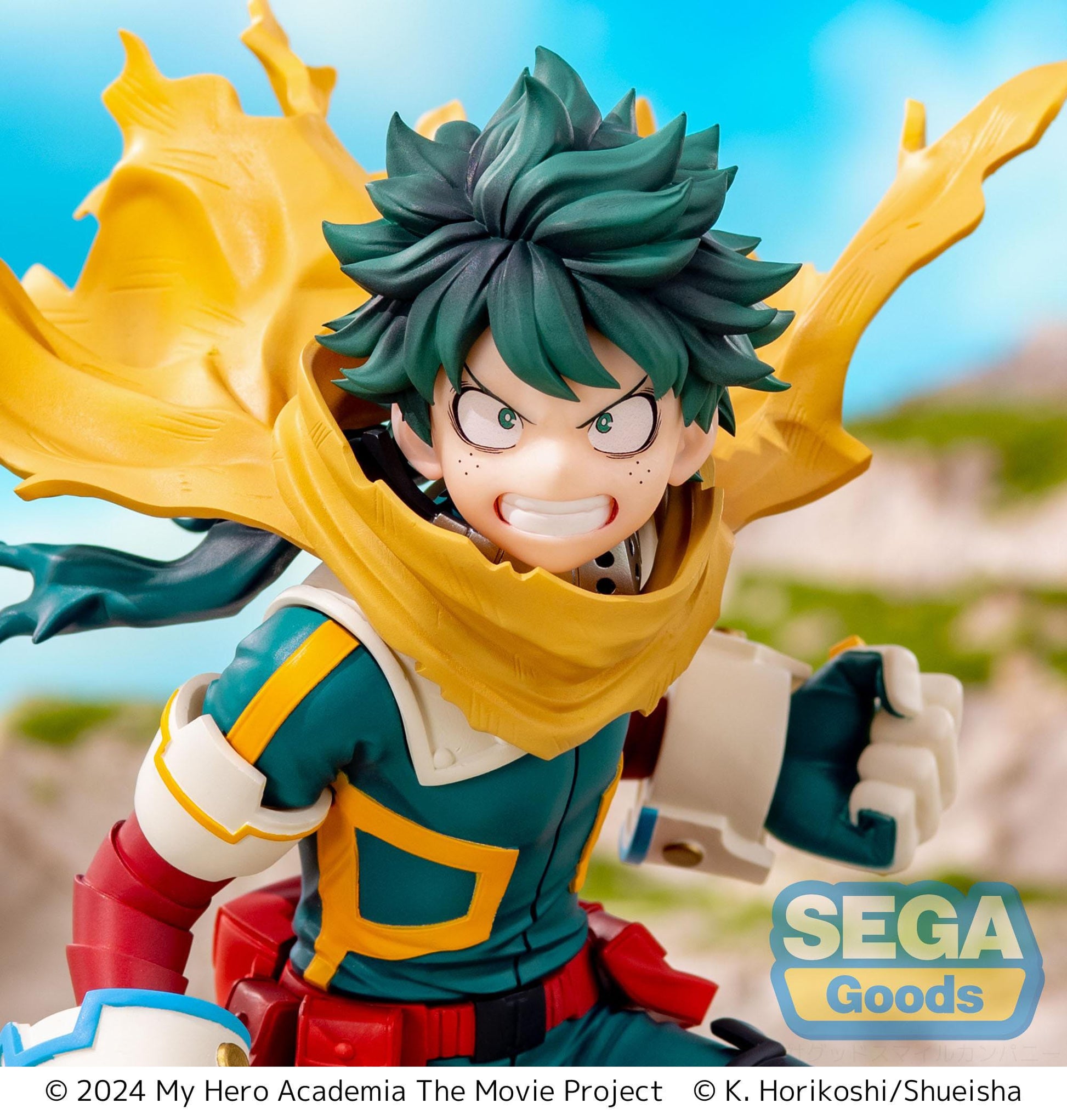 Izuku Midoriya Deku SEGA figure from My Hero Academia – close-up detail