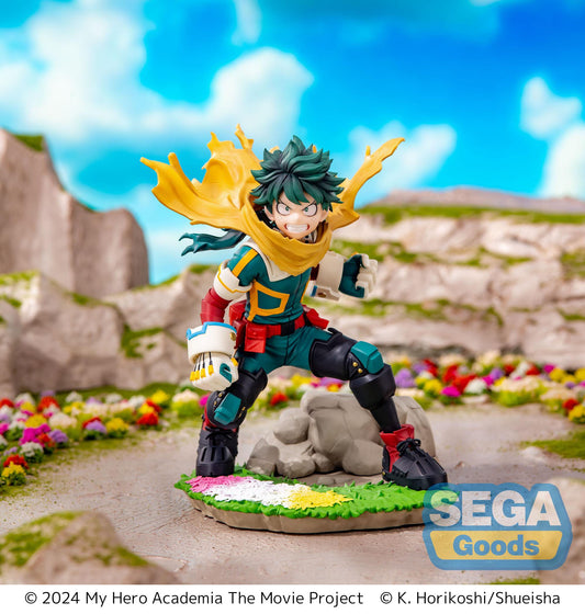 Izuku Midoriya Deku SEGA figure from My Hero Academia – front view