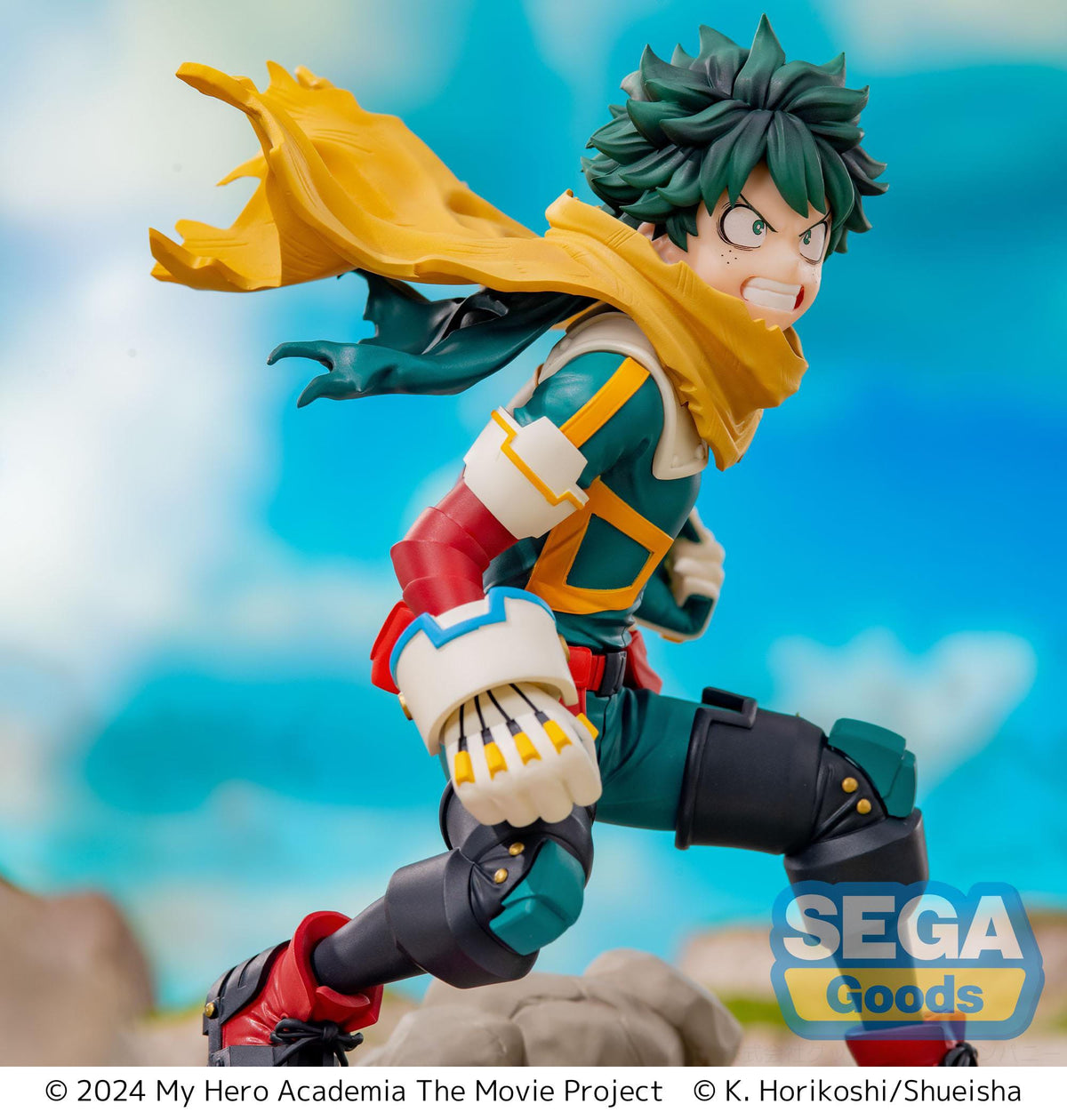 Izuku Midoriya Deku SEGA figure from My Hero Academia – side view