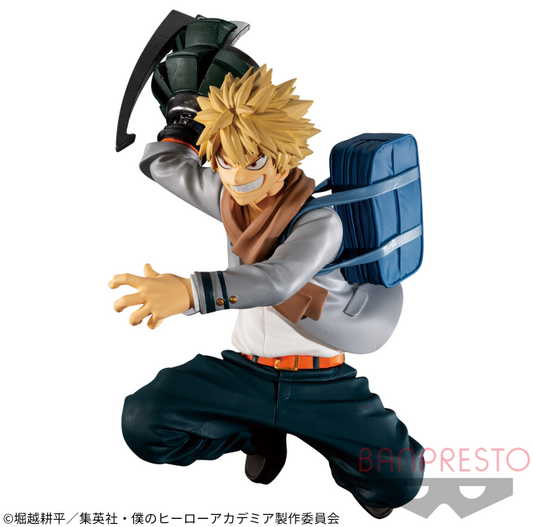 Katsuki Bakugo school uniform figure from My Hero Academia – front view
