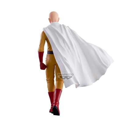 Saitama Banpresto figure from One Punch Man – back view