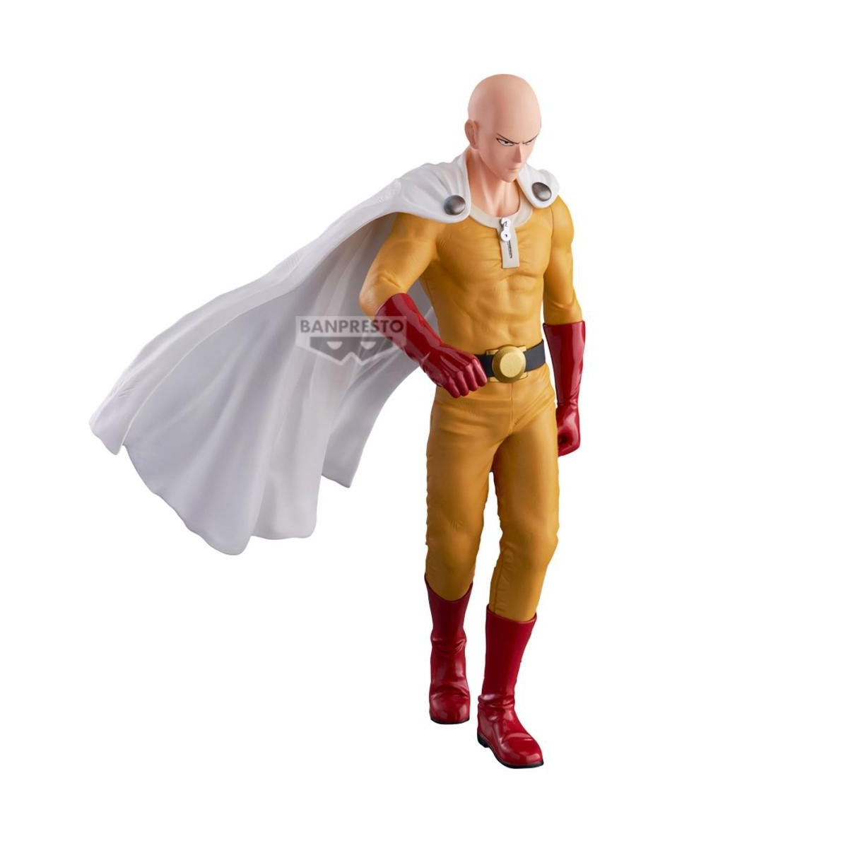 Saitama Banpresto figure from One Punch Man – side view