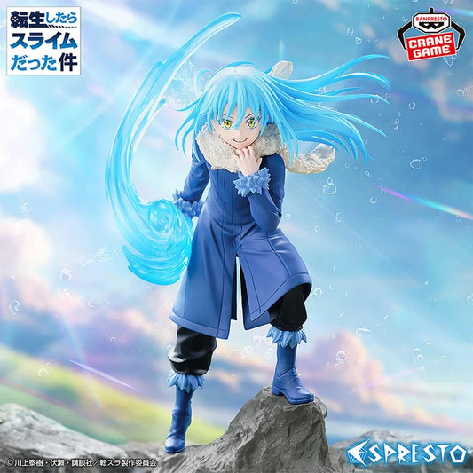 Rimuru Tempest ESPRESTO figure translucent blue magical attack effect – close-up