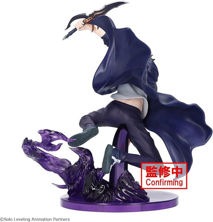 Sung Jinwoo Banpresto figure from Solo Leveling – back view